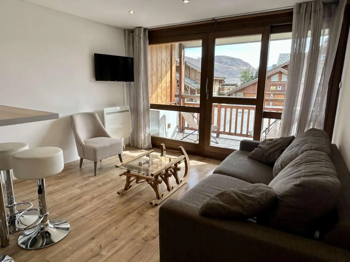 Charmant Studio 4P Avec Terrasse Sud - Proche Pistes & Commerces - Alpe D'Huez - Fr-1-405-339 Daire Huez